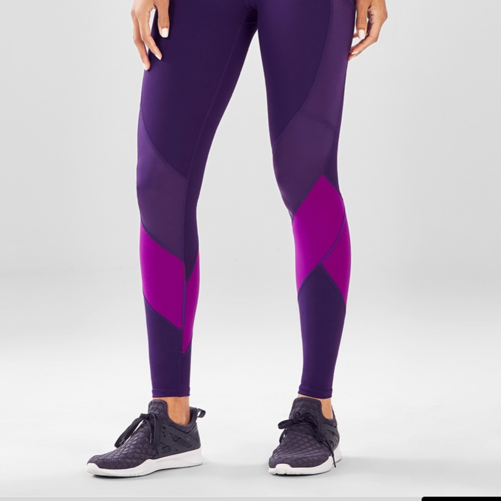 Fabletics Salar Statement Powerhold Legging Plum/… - image 1